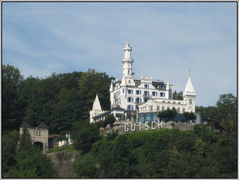 Der Gtsch mit einem schlohnlichen Hotel. (23.07.2007)