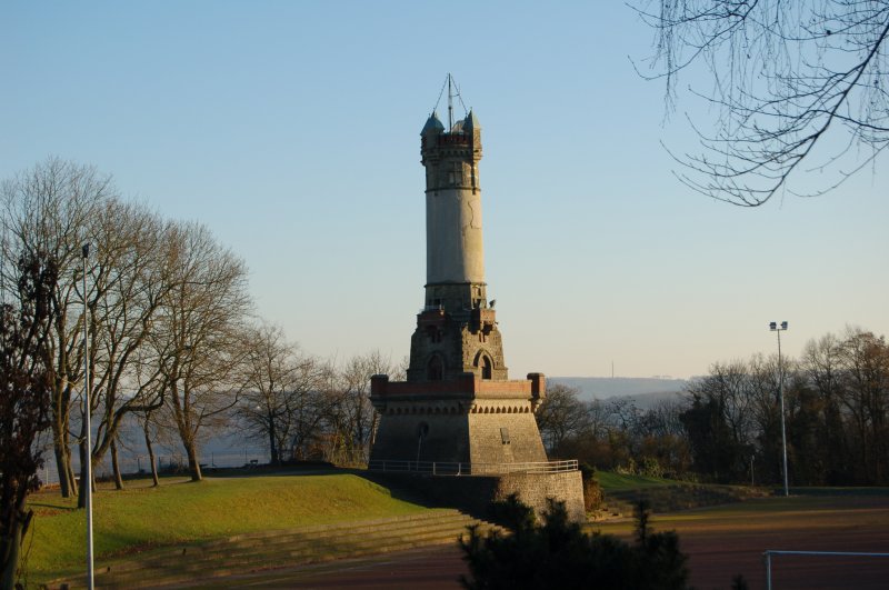 Der Harkortturm, eines der Wahrzeichen von Wetter/Ruhr. Der Turm wurde 1884 erbaut. 