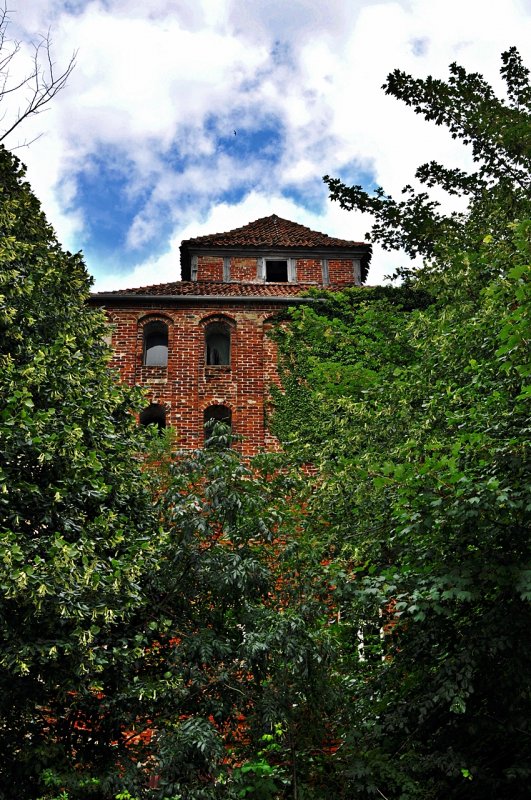 der Kampische Hof vom Knieperwall aus gesehen,
in der Altstadt von der Hansestadt Stralsund, 11.08.09