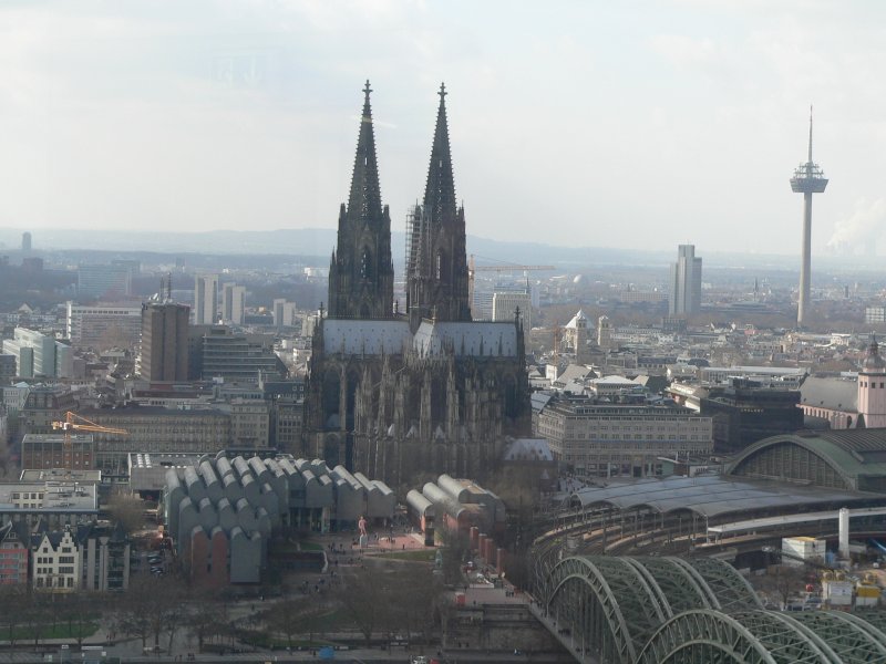 Der Klner Dom am 10.3.2007