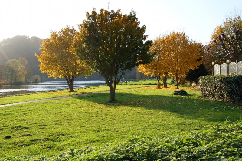 Der Leinpfad an der Ruhr in Bochum-Stiepel