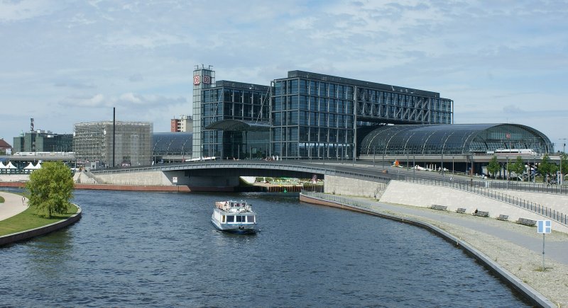 Der neue Hauptbahnhof Berlins.
(Juni 2009)