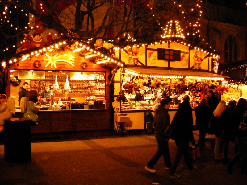 Der Weihnachtsmarkt in Dortmund am 19. Dezember 2008.