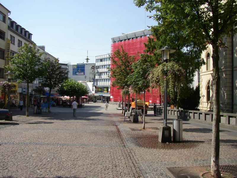 Der Zugang zur Innenstadt wenn man vom Hauptbahnhof in Saarbrcken kommt.    06.08.07