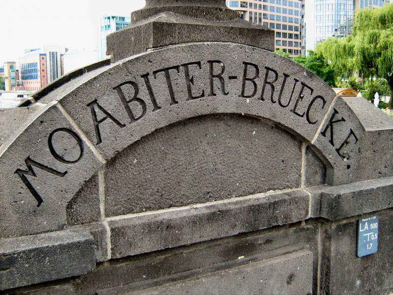 Detail Moabiter Brücke über die Spree, 2007