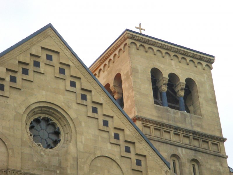 Detail Turm der Kirche Mllerstrasse (Wedding),
BERLIN JULI 2008