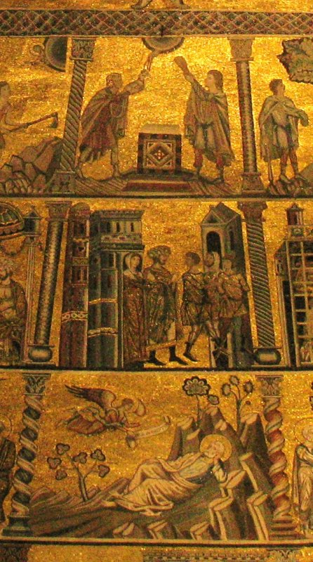 Detailansicht des Mosaiks.
(14.11.2007)