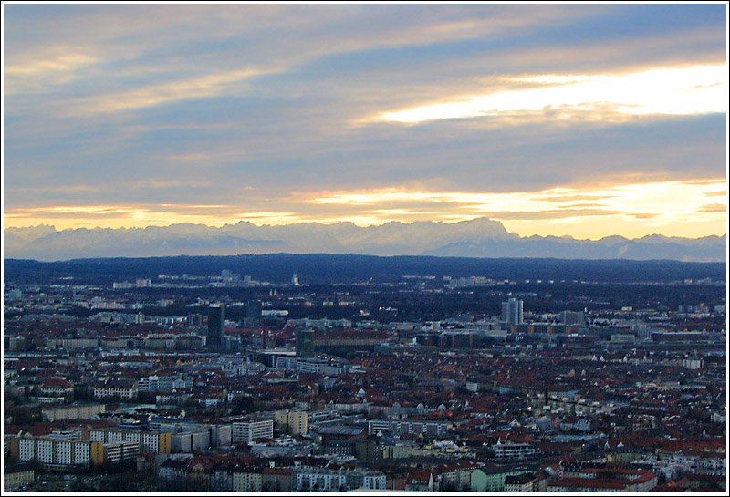 Deutschlands heimliche Hauptstadt vor dem Alpenpanorama am 4. Januar 2005 (Jonas)