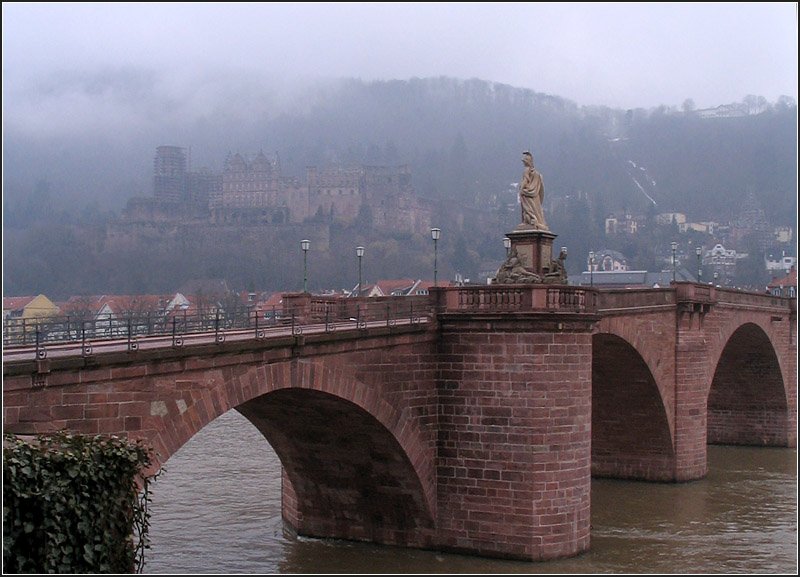 Die Alte Brcke und das Schloss. 28.02.2009 (Gisela)