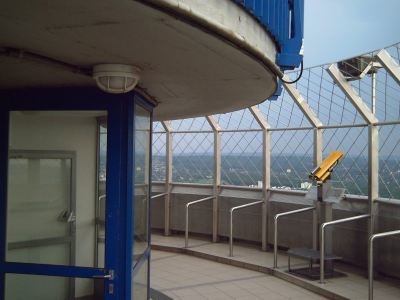 Die Aussichtsplattform des Florian-Turms