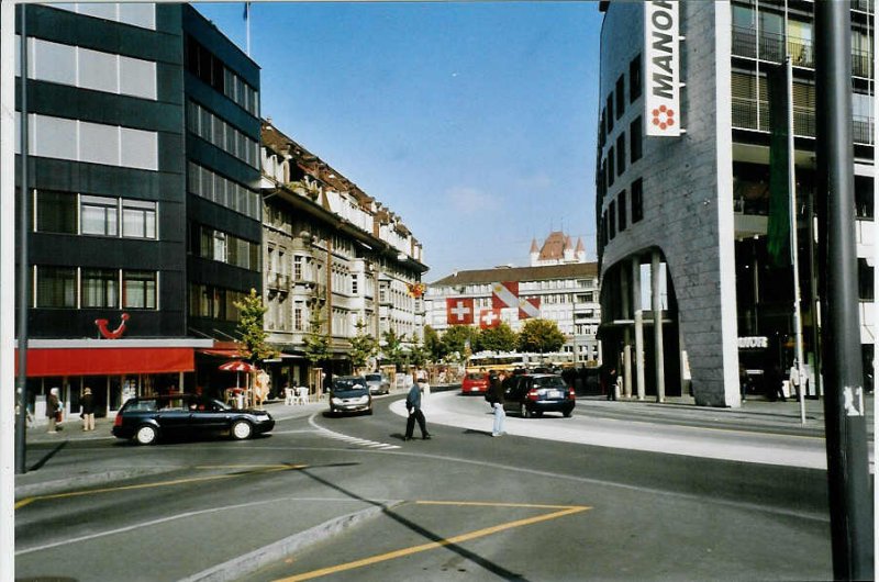 Die Bahnhofstrasse von Thun