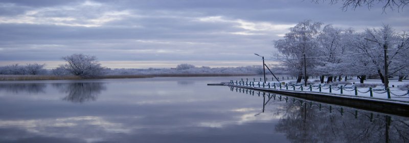 Die Deime in Polessk, Река Дейма в Полесске