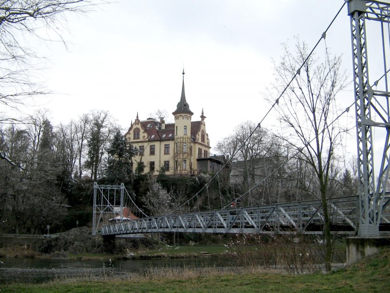 Die Gattersburg in Grimma am trben Ostersonntag 2008