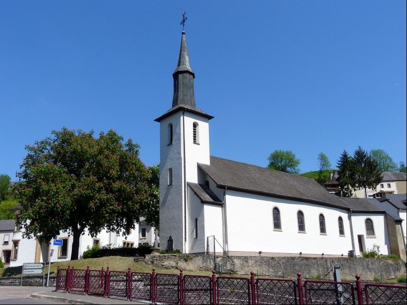 Die Kirche von Michelau am 11.05.08.