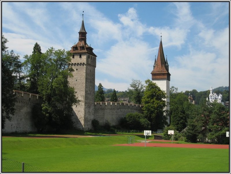 Die Mauern von Luzern. (23.07.2007)