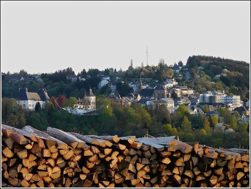 Die Oberstadt von Wiltz fotografiert am 19.04.09. (Jeanny)