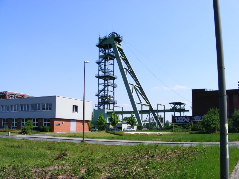 Die Wasserhaltung der stillgelegten Zeche Hansa in Dortmund-Huckarde am 09. Mai 2008.