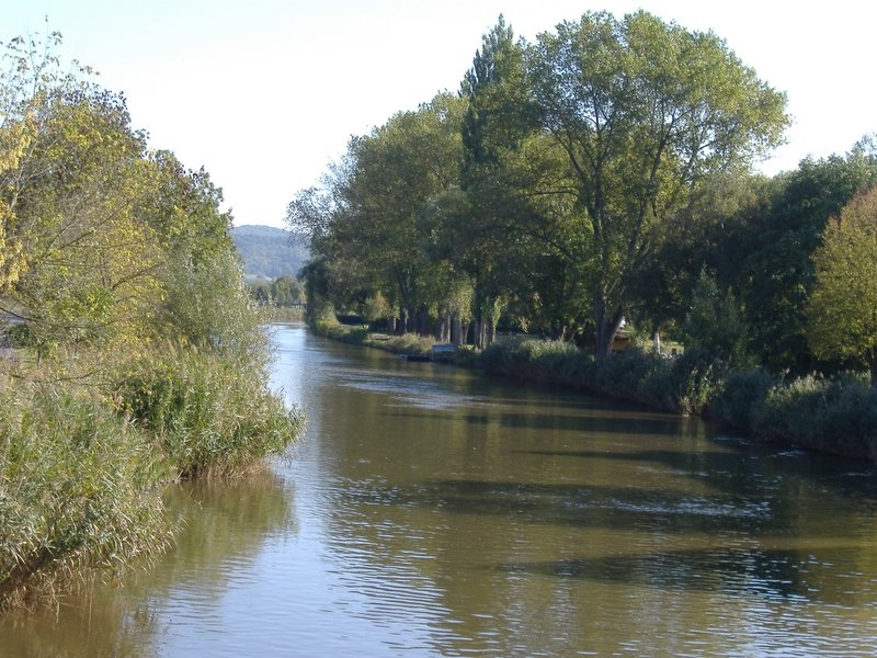 Die WERRA in Eschwege. Aufgenommen am 08.10.2006