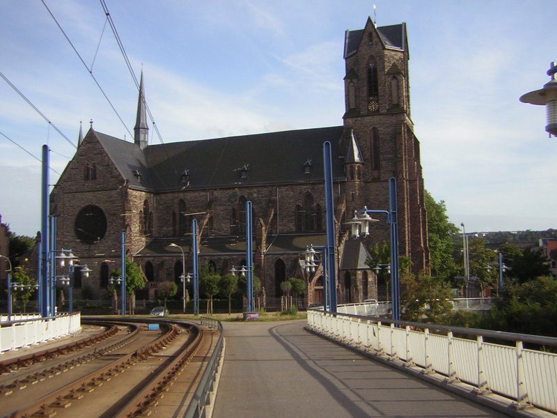 Dieses Bild zeigt die gesamte Pfarrkirche St.Josef in Saarbrcken-Malstatt.