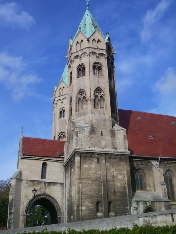 Doppeltrme der Kirche in Freyburg/Unstrut