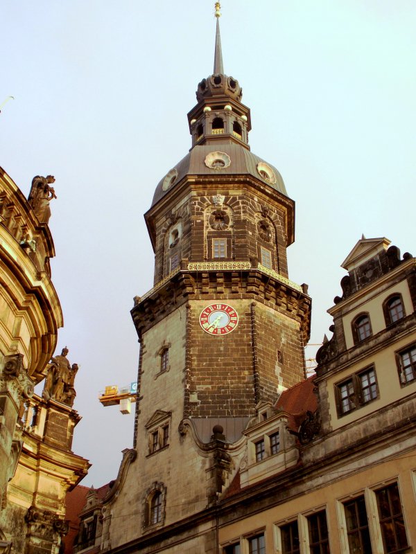 DRESDEN, 19.09.2006, ein Turm des Residenzschlosses