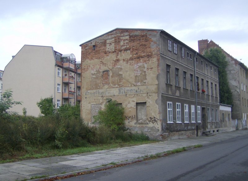 ehemaliges Gasthaus zur Eisenbahn, Taubenstrae, Zustand 02.09.2008