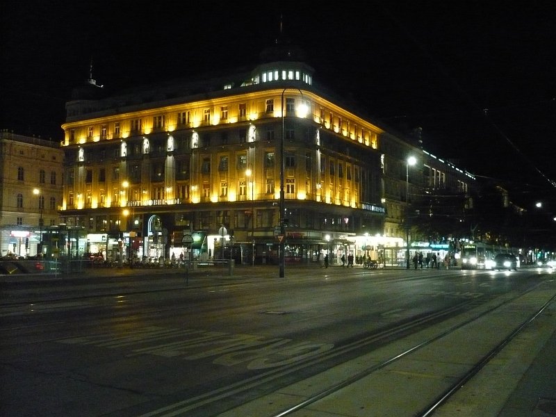 Ein Abend in Wien. Hotel Bristol fotografiert 17-08-2008 