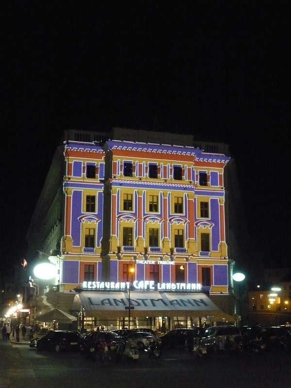 Ein Abend in Wien. Restaurant-Caf Landtmann 18-08-2008.