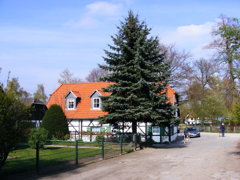 Ein Haus am Rand von Herten-Westerholt.