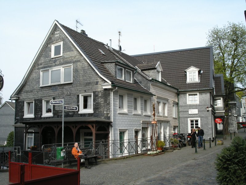 Ein Haus im hher gelegenen stlichen Bereich von Langenberg (Velbert).