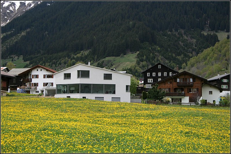 Ein modernes Wohnhaus in Graubnden. Mir gefllt es ausgezeichnet! 16.05.2008 (Matthias)