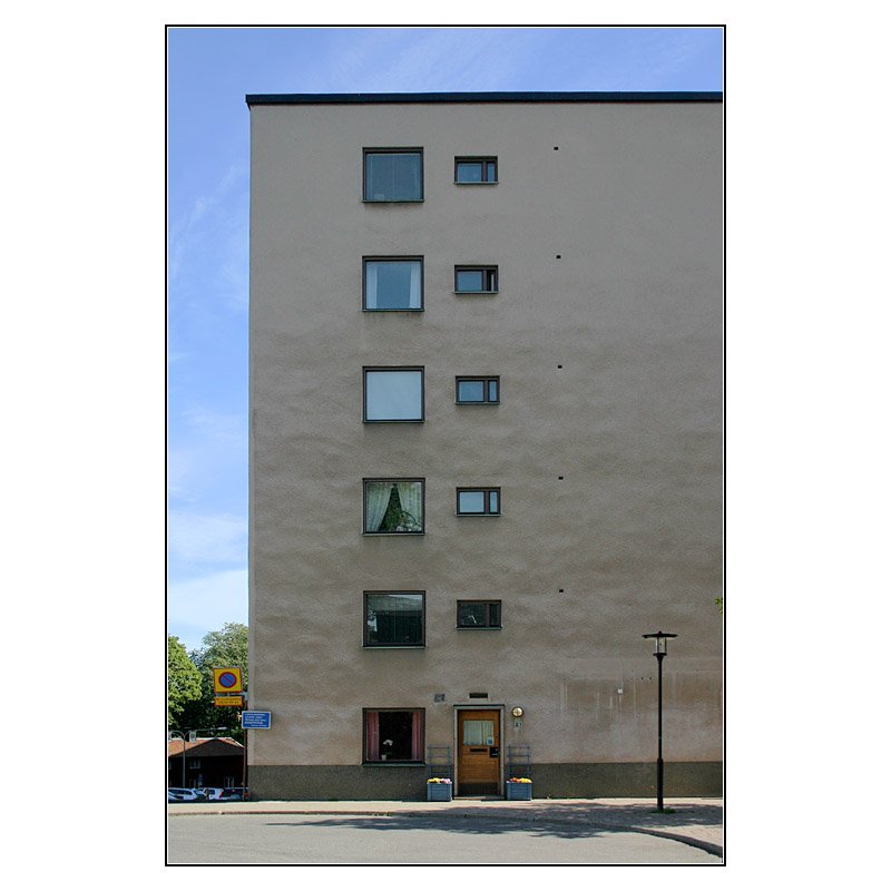 Ein Stockholmer Wohnblock auf Södermalm. 29.8.2007 (Matthias)