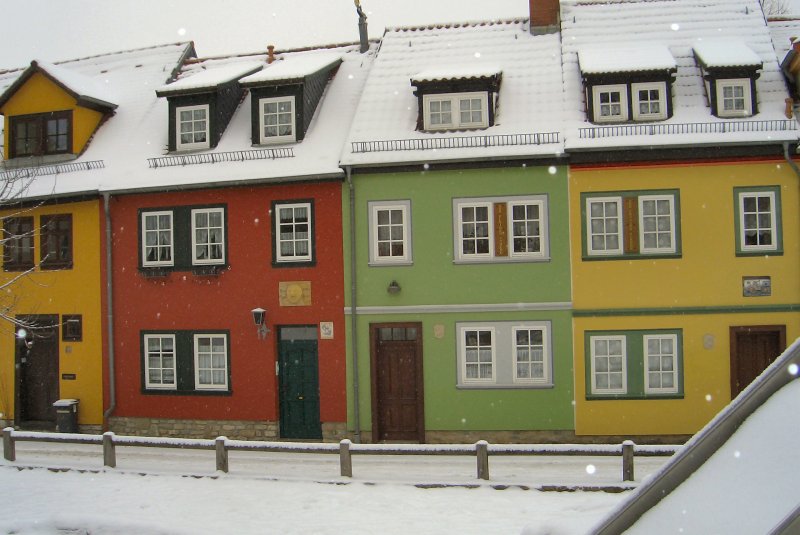 ERFURT - Altstadt im Winter (8. 3. 2005)