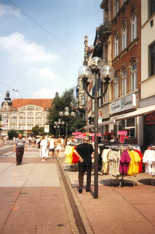 ERFURT, Anger - vor der Neugestaltung. Foto zeigt den frheren Zustand um 1995