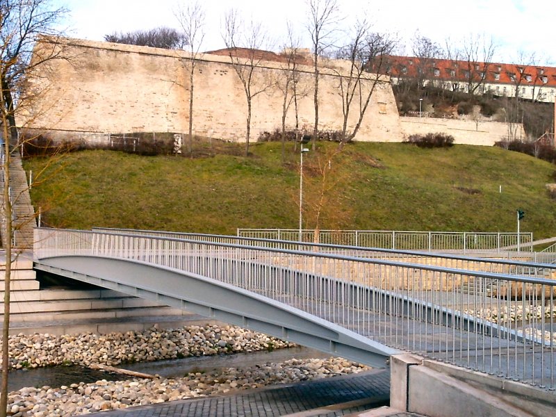 ERFURT, Blick zur festung Petersberg, 2006