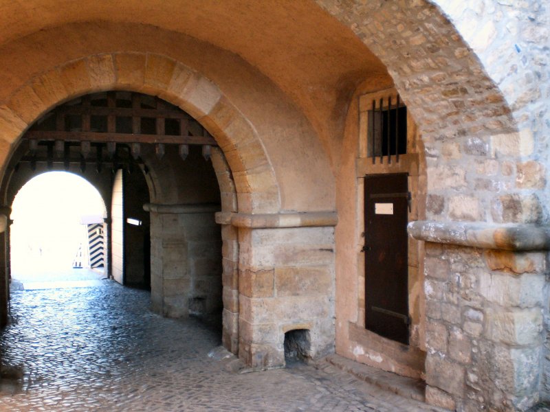 Erfurt, Festung Petersberg, Festungstor, April 2007