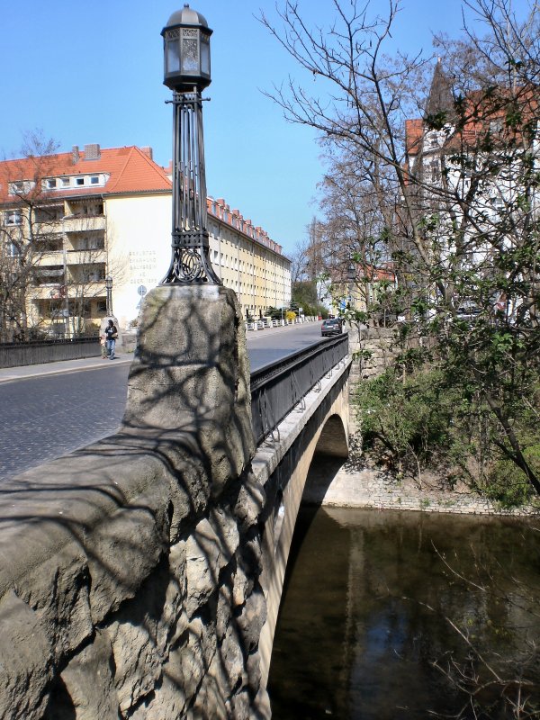 ERFURT - Gerabrcke ber den Flutgraben -
Frhjahr 2008