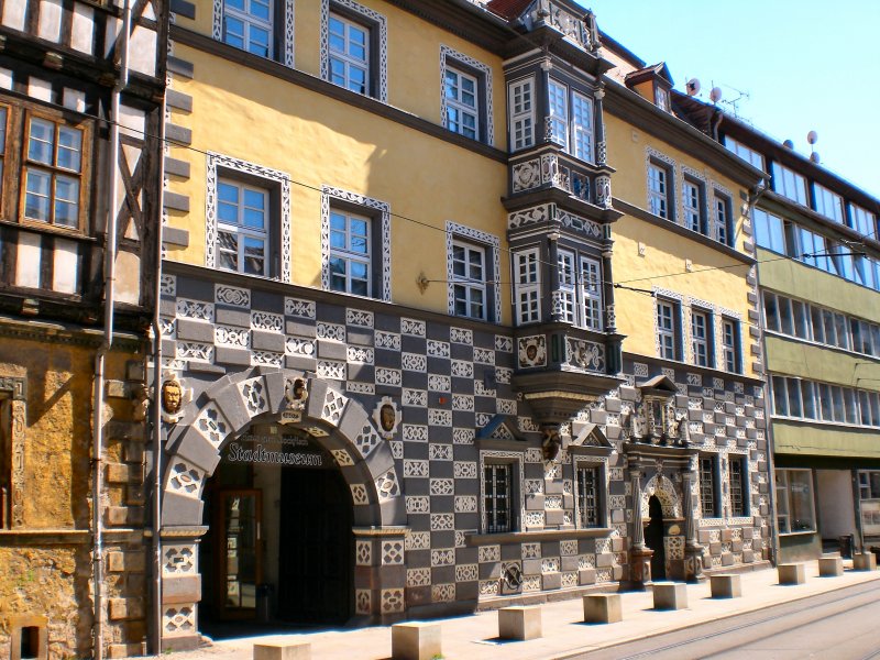 ERFURT - Johannesstrasse. Naturkundemuseum Frhjahr 2007