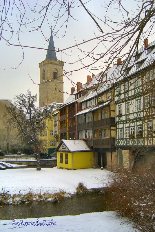 ERFURT Krmerbrcke im Winter,
2005