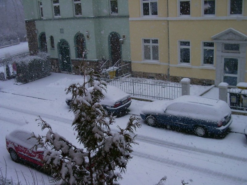 ERFURT - Schnee in der Stadt - 2005