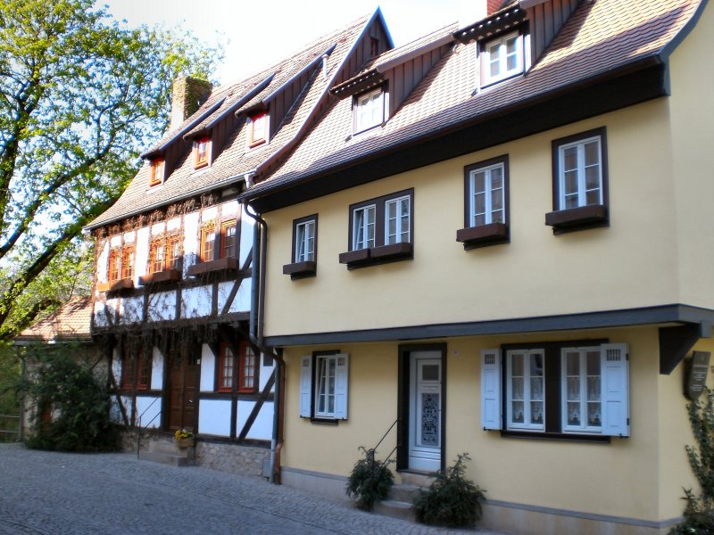 Erfurt, Studentenburse am Breitstrom, Strassenseite. Aufnahme Frhjahr 2007