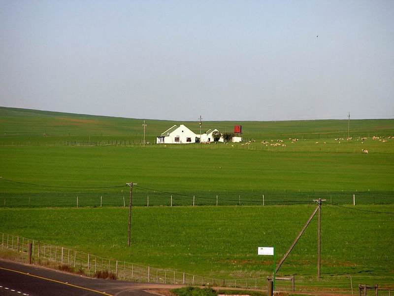 Farm Haus bei Kapstadt. Winter Aufnahme im Juni