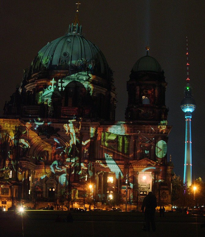 Festival of lights Okt.2008 - Berliner Dom , Am Lustgarten