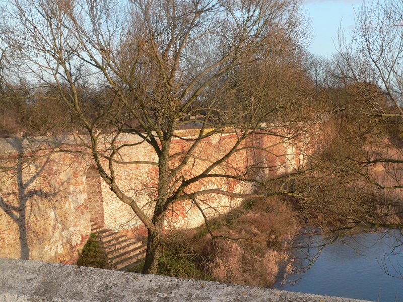 Festungsmauern der Kstriner ehemaligen Altstadt. 2.2.2007