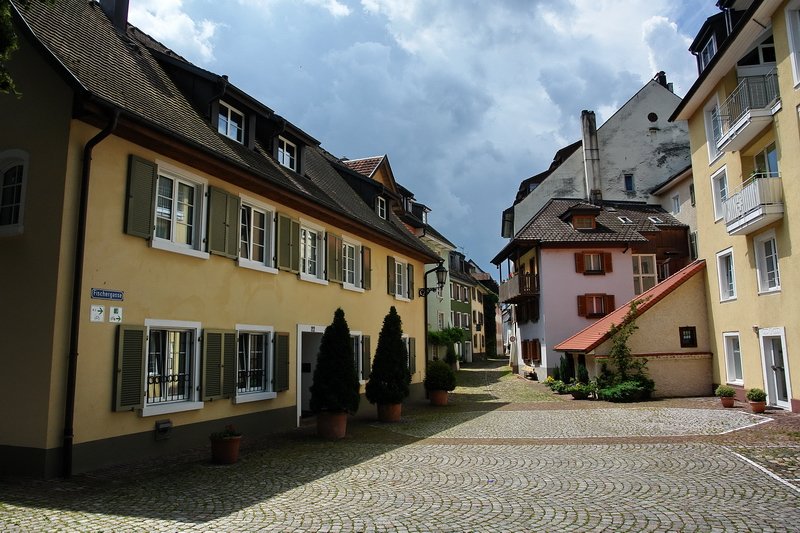 Fischergasse - Hier befinden sich mit die ltesten Huser von Bad Sckingen. 10.6.2007