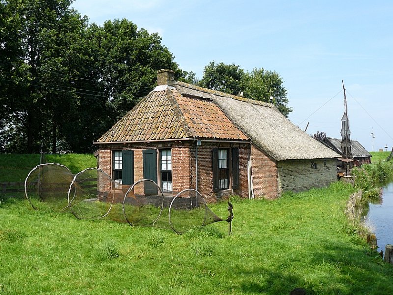 Fischerwohnung, Zuiderzeemuseum in Enkhuizen am 16-07-2007