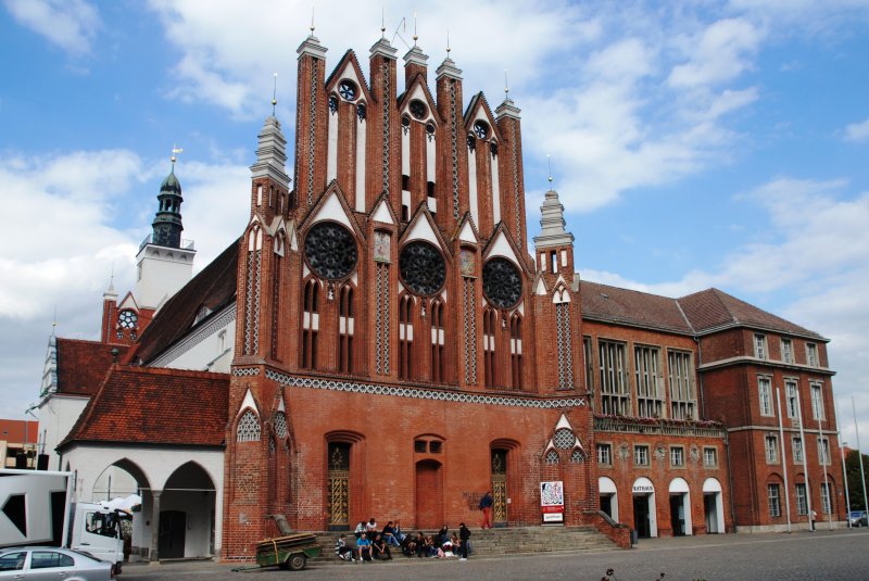 FRANKFURT (Oder), 23.09.2009, Rathaus Staedtefotos.de