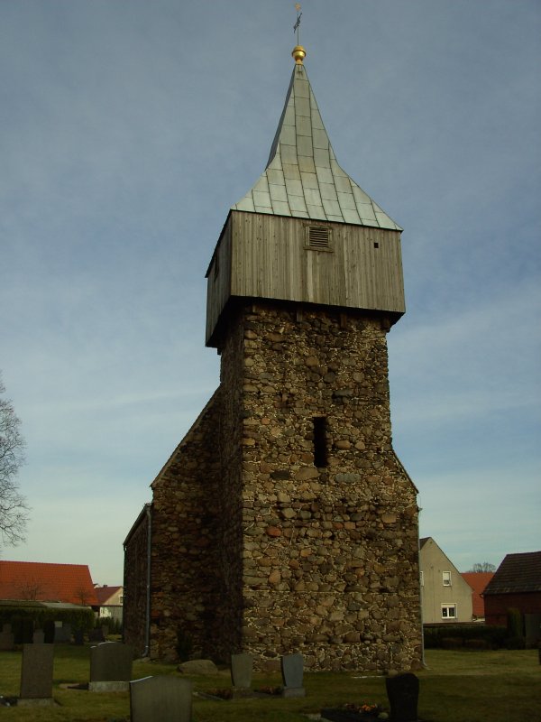 Friedhofskirche, Gemeinde Jnschwalde, Ortsteil Grieen (Niederlausitz), 31.01.2008