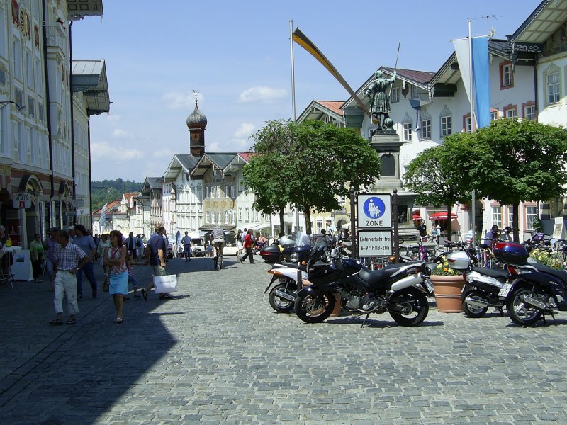 Fussgängerzone in Bad Tölz (Juni 2007)