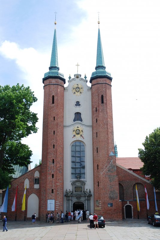 GDAŃSK, 18.06.2007, die Kathedrale im Ortsteil Oliwa